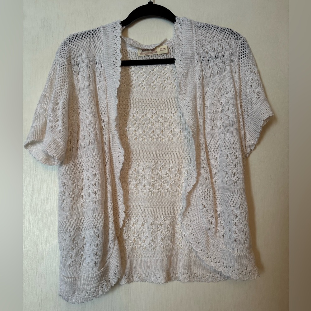 5/$20 open knit sweater